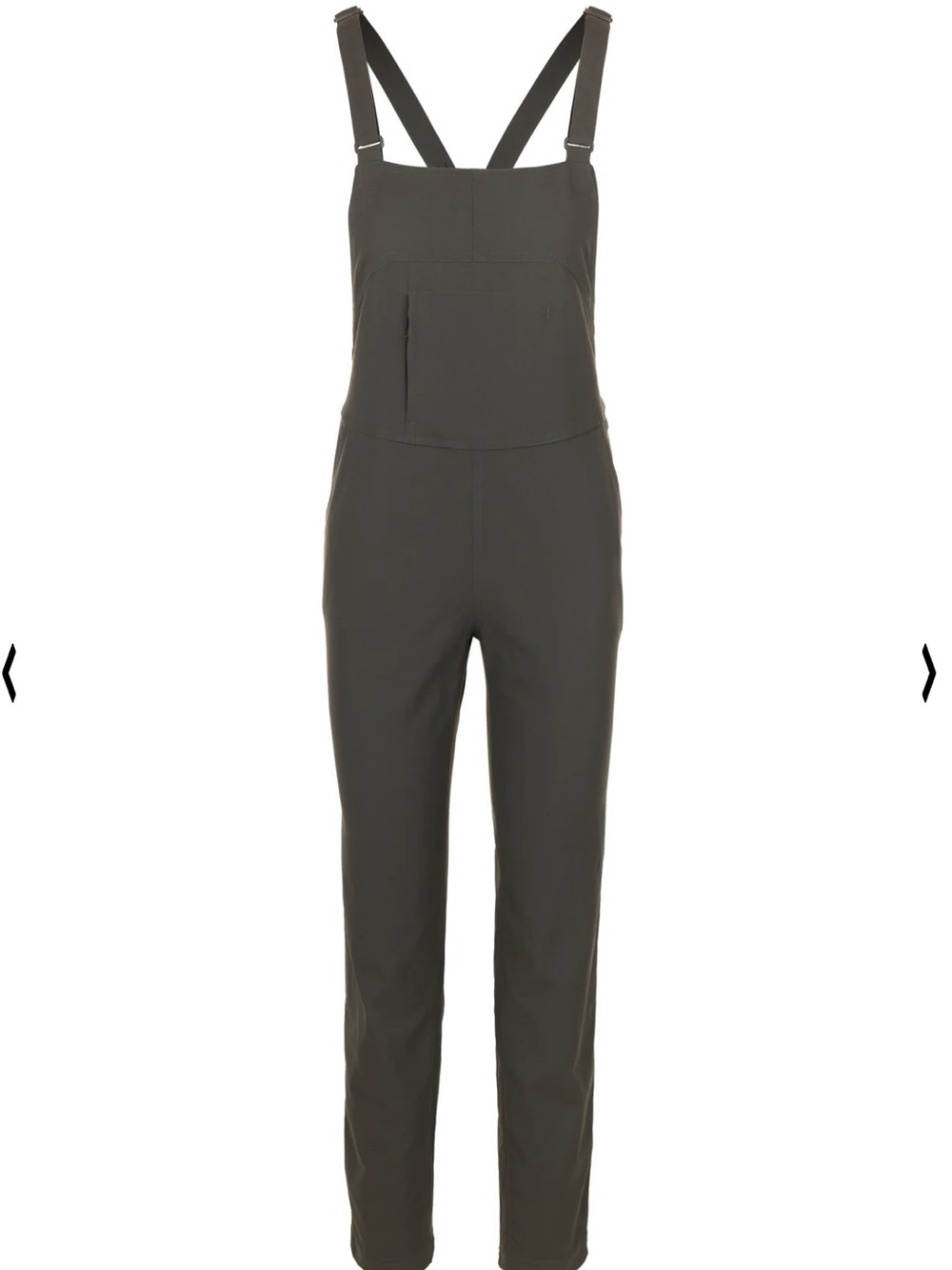 Women’s Flylow Life Bib- Gray Overalls with Adjustable Straps